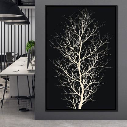 The Black Tree Canvas Wall Art