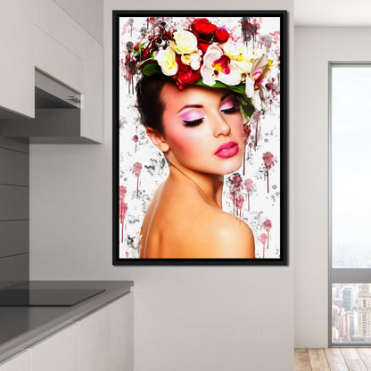 Flower Devine MixArt Canvas Wall Art