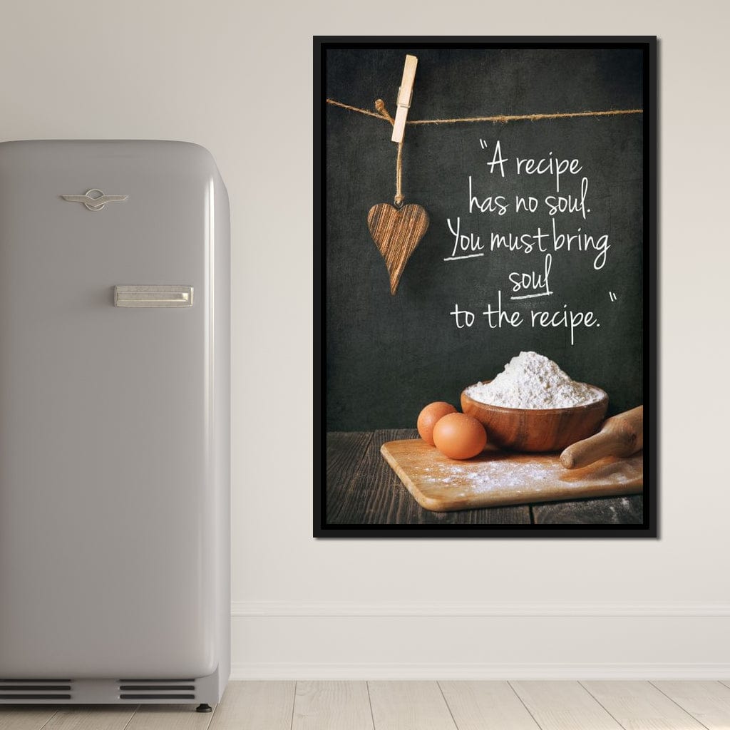 Kitchen Quote Canvas Wall Art