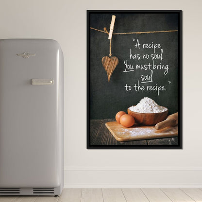 Kitchen Quote Canvas Wall Art