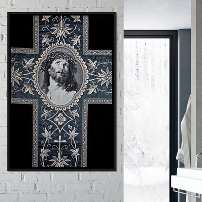 Jesus Christ Cross Canvas Wall Art