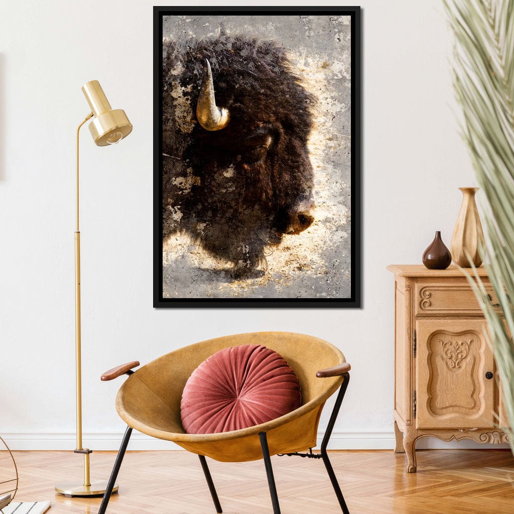 American Bison Canvas Wall Art