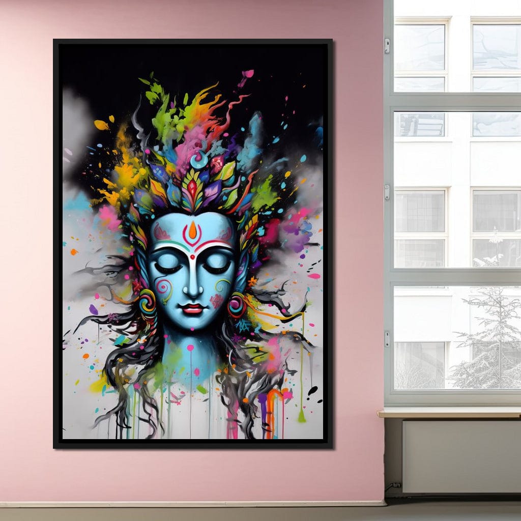 Heavenly Shiva Canvas Wall Art