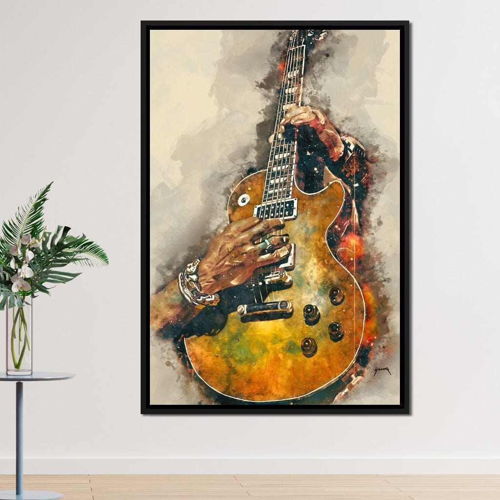 Slash's Electric Guitar Canvas Wall Art