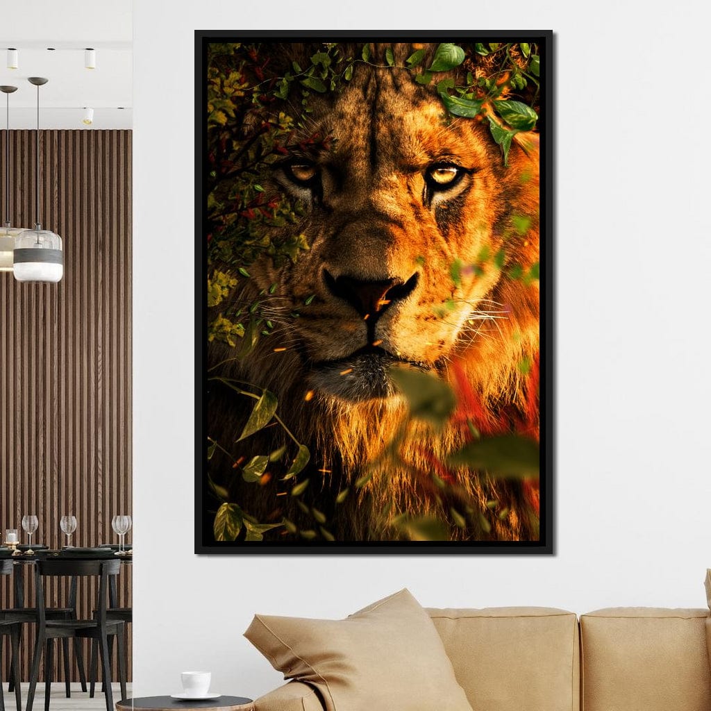 The Great King Canvas Wall Art