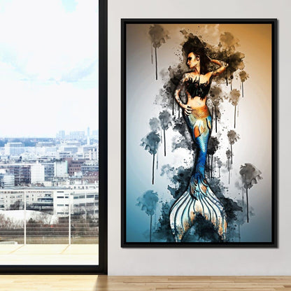 Mermaid Canvas Wall Art