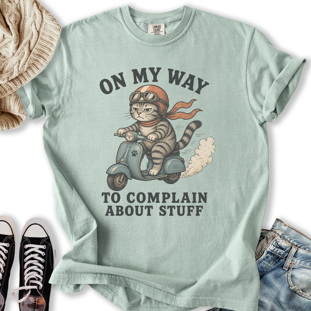 Complain About Stuff Cat Relaxed Tee