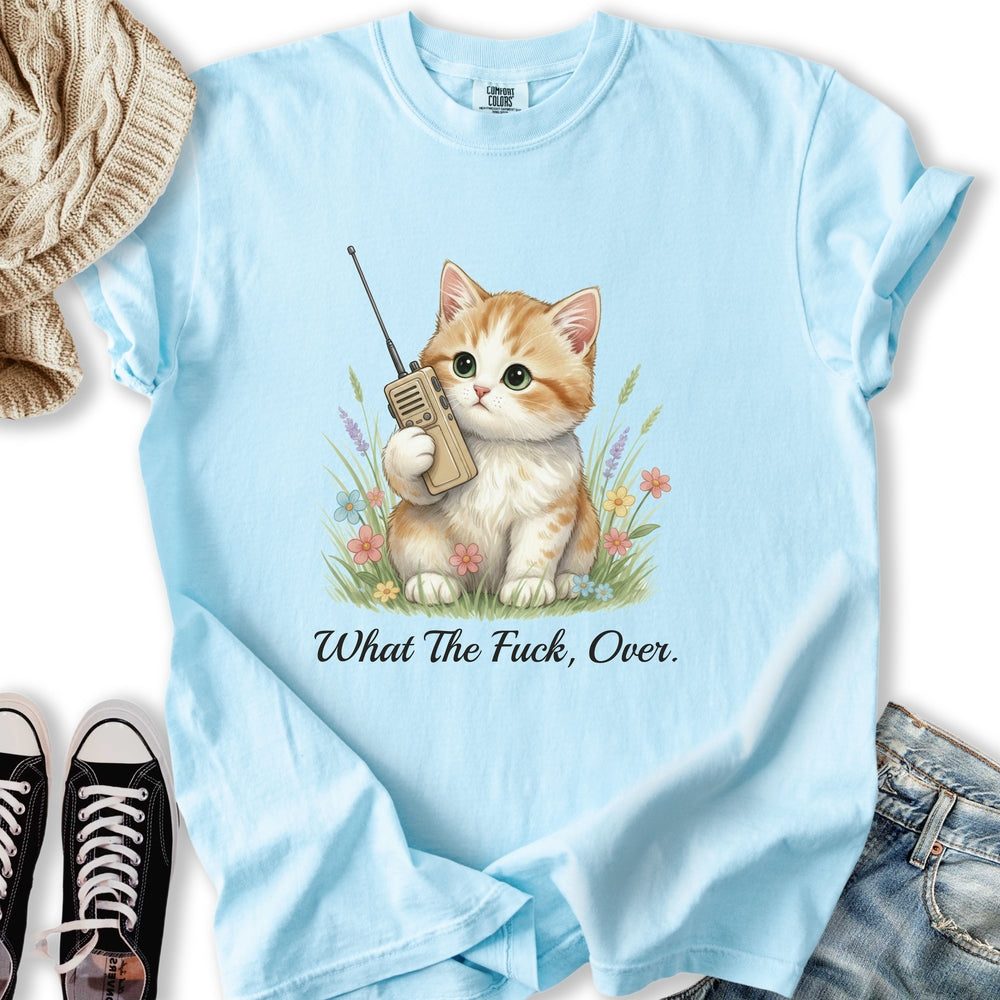 WTF Over Cute Cat Relaxed Tee