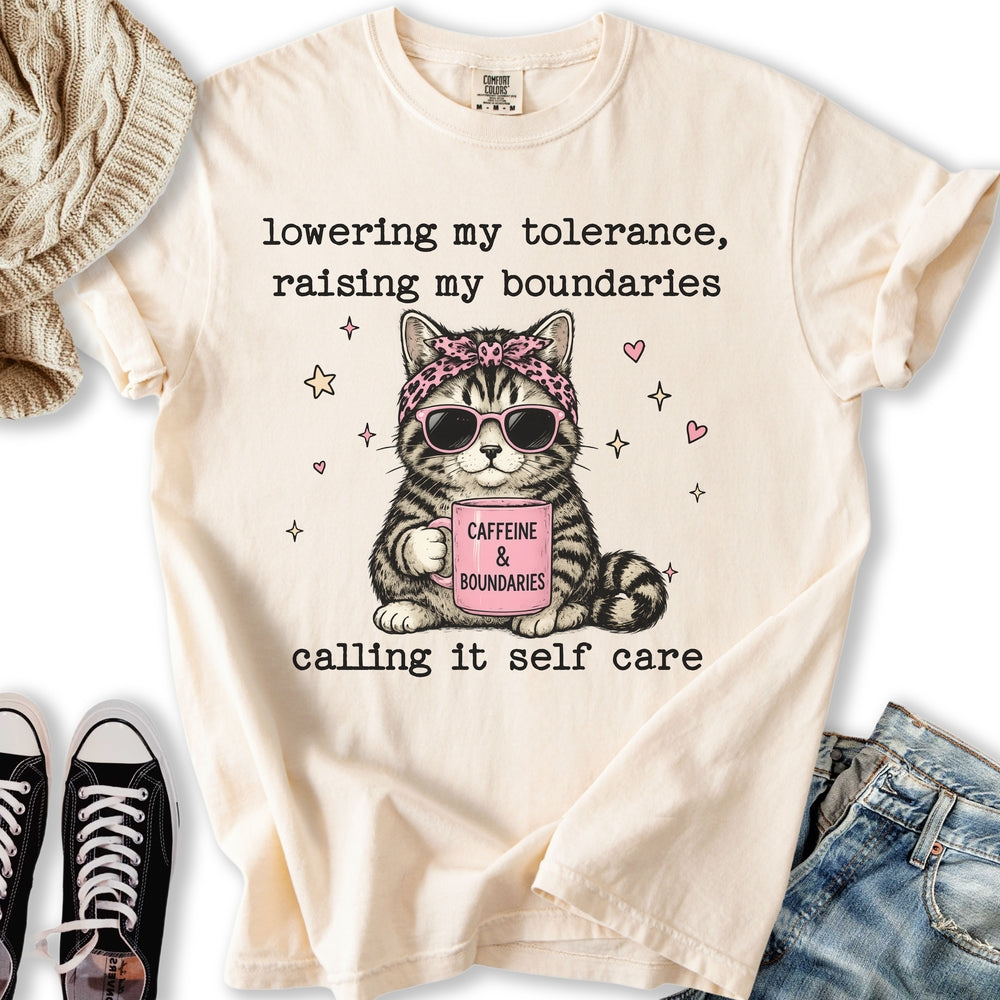 Self Care Cat Relaxed Tee