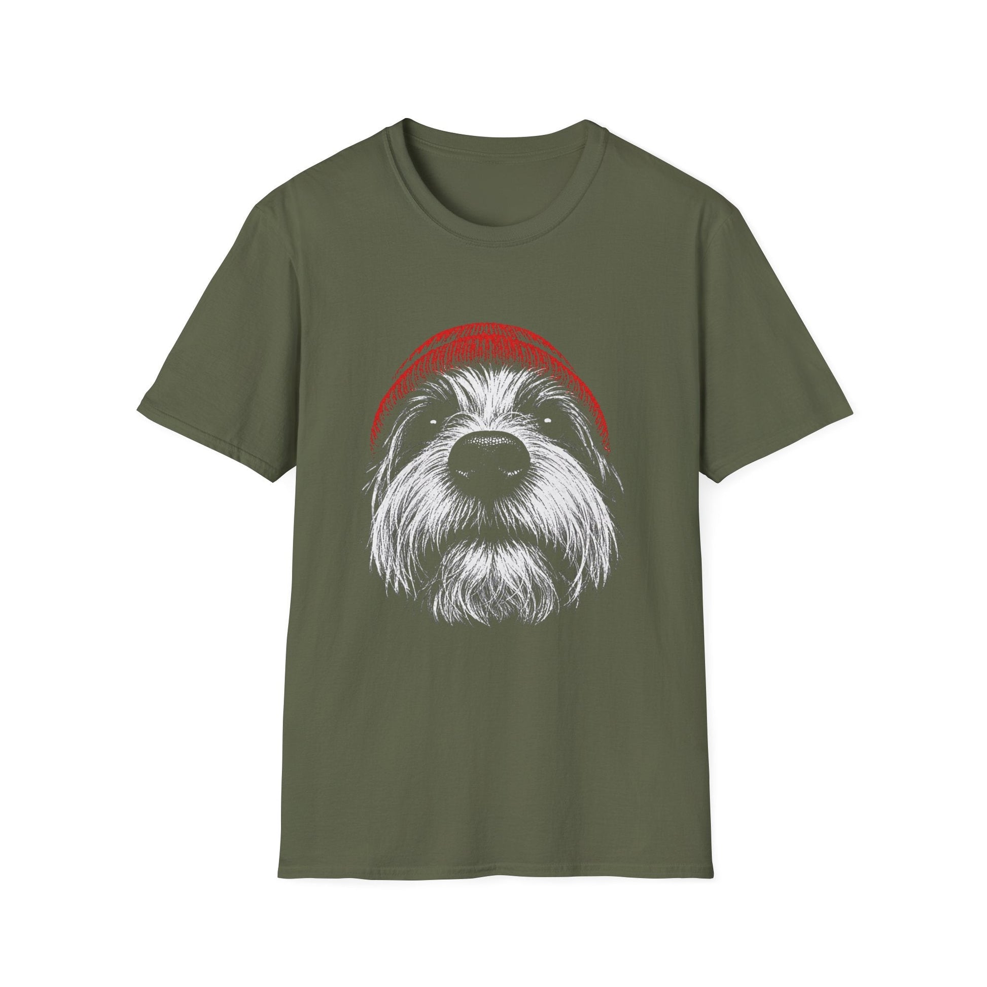 Red Hat Biewer Terrier Tee