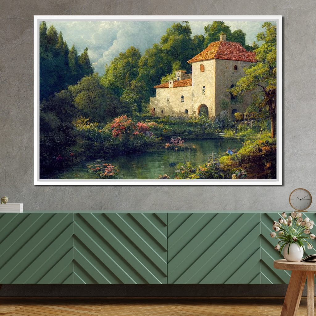 The Gardens Of Ninfa Canvas Wall Art