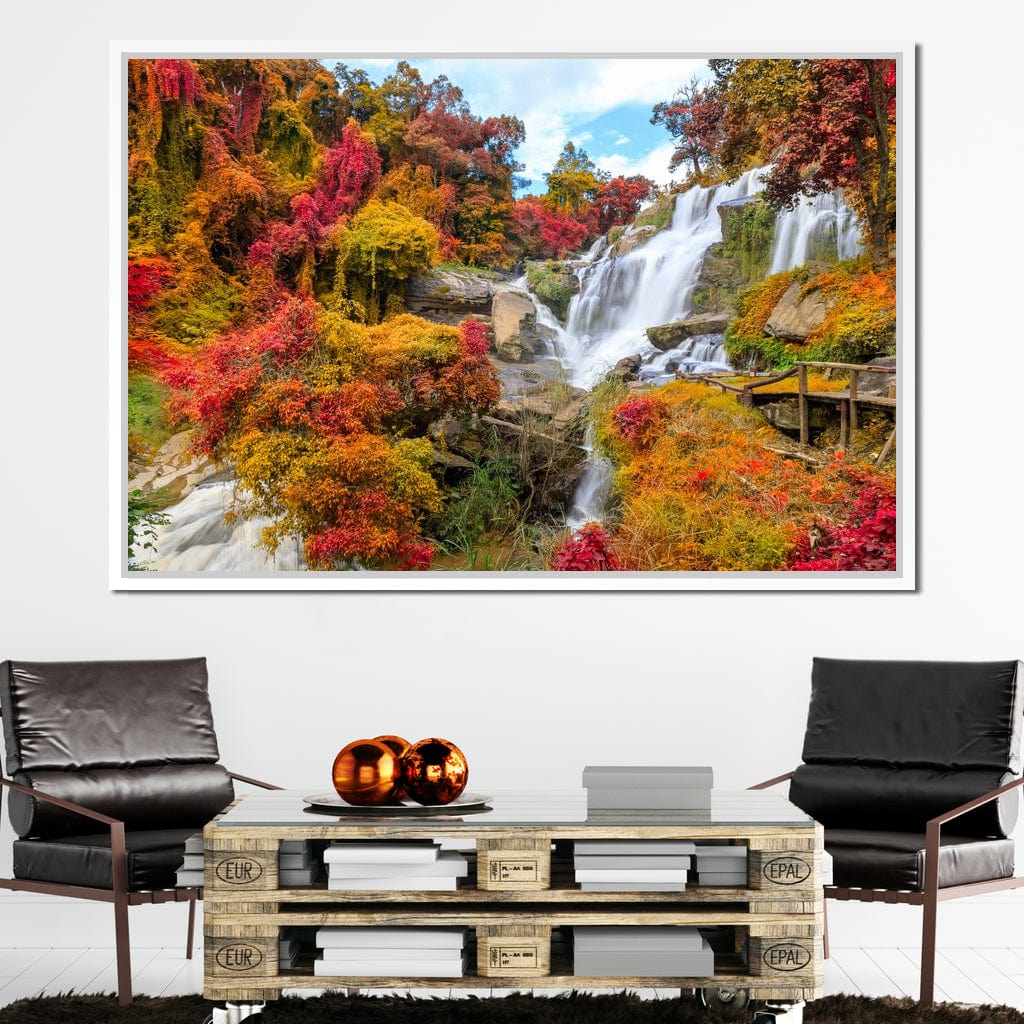 Mae Klang Waterfall Canvas Wall Art