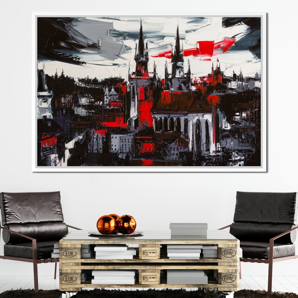 Medieval City Canvas Wall Art