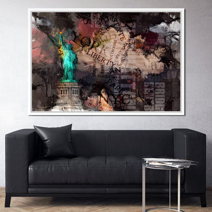 The Statue of Liberty Canvas Wall Art