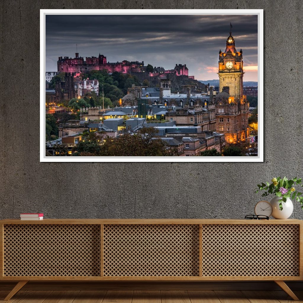Edinburgh Castle Canvas Wall Art