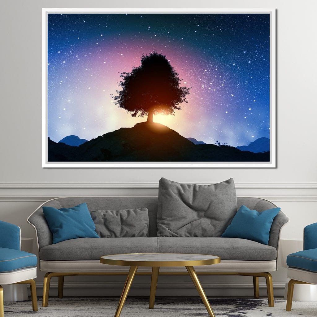 Spectacular Otherworldly Sunset Canvas Wall Art