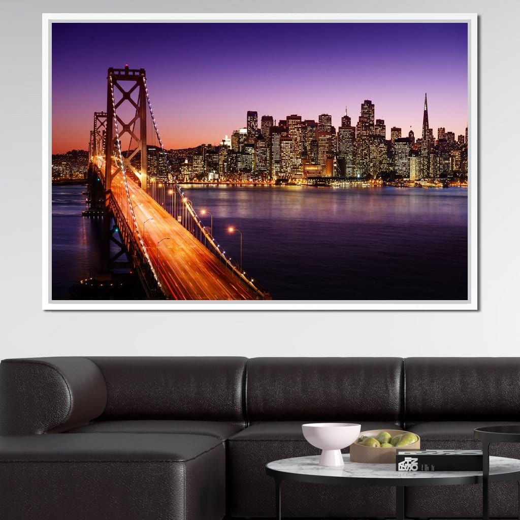 Bay Bridge Canvas Wall Art