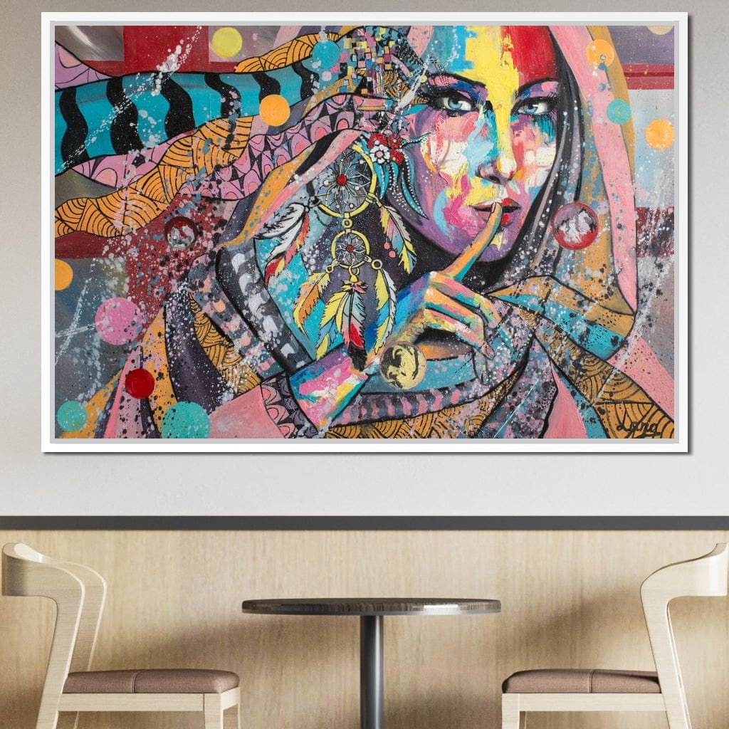 Mary Portrait Canvas Wall Art