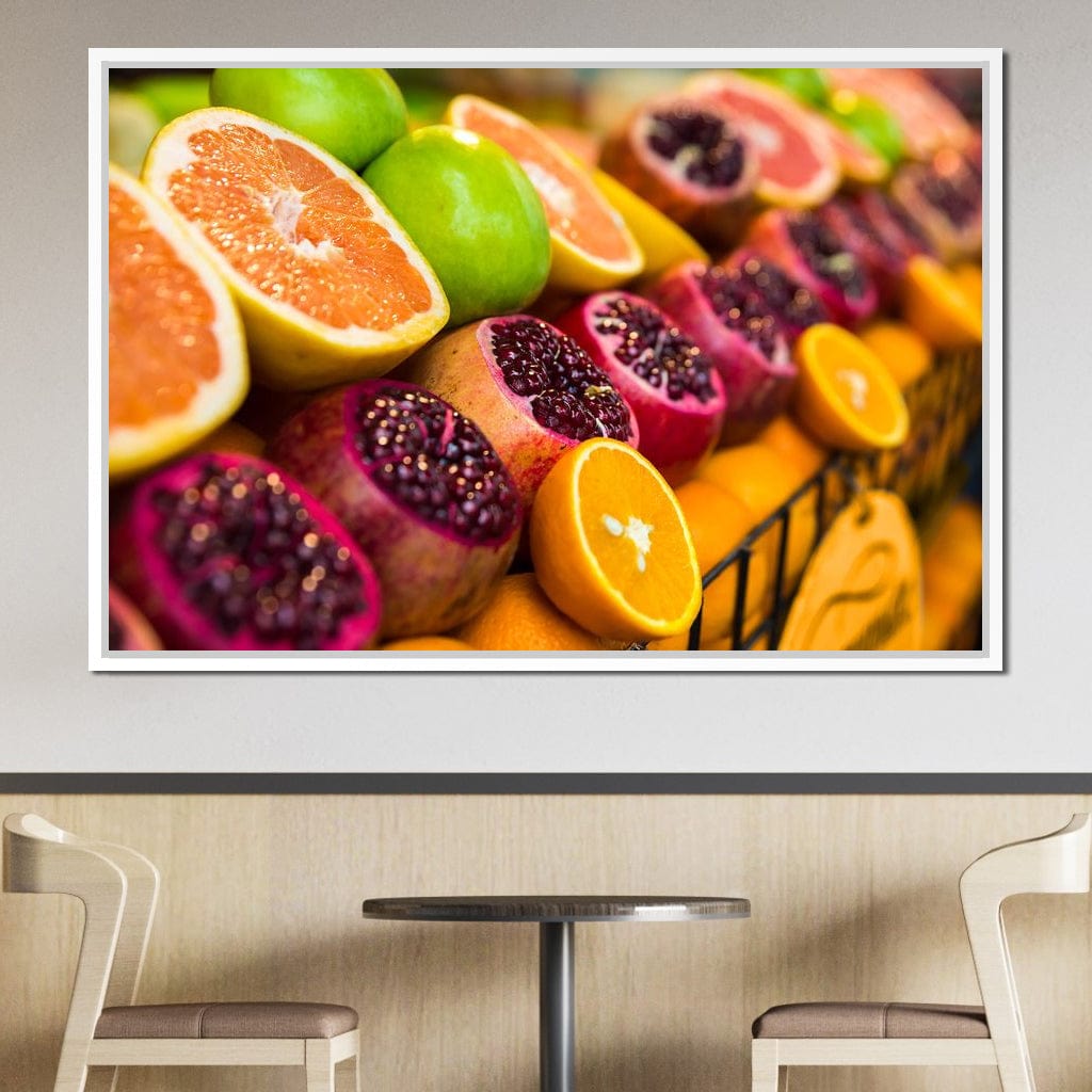 Istanbul Fruit Market Canvas Wall Art