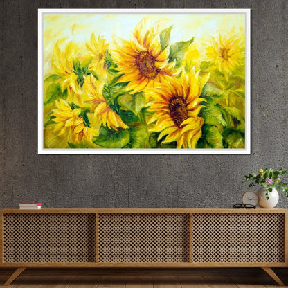 Beautiful Sunflowers Canvas Wall Art