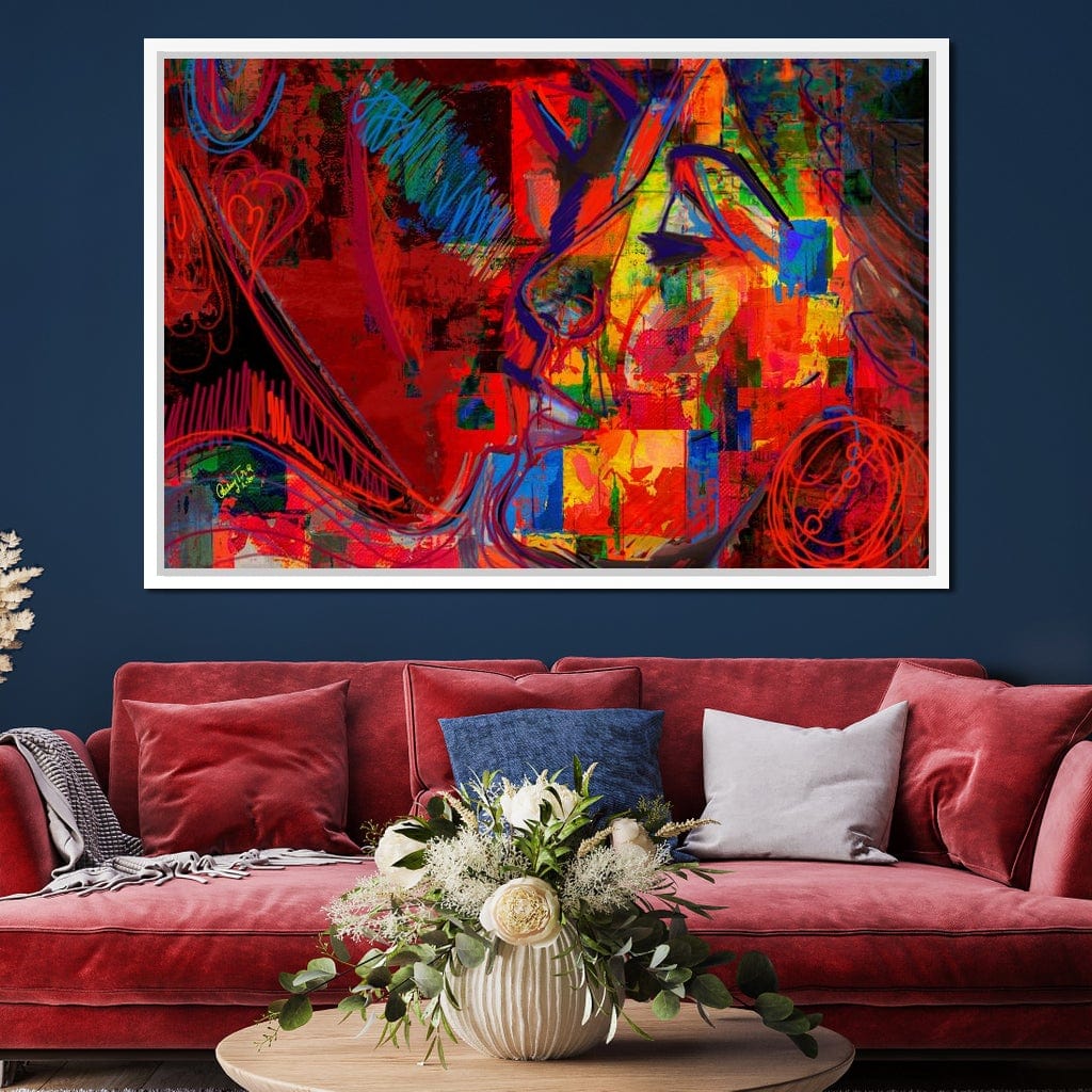 Kiss Canvas Wall Art