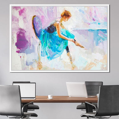 Gracious Ballerina Canvas Wall Art