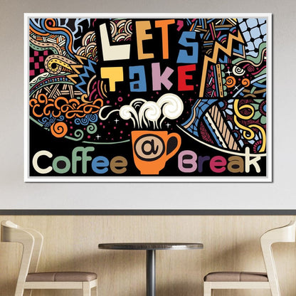 Coffee Break Canvas Wall Art
