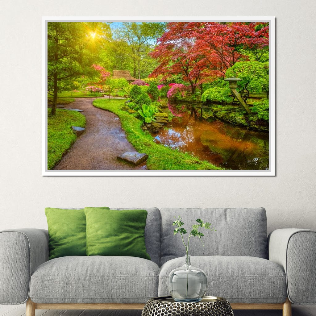 Japanese Garden Canvas Wall Art