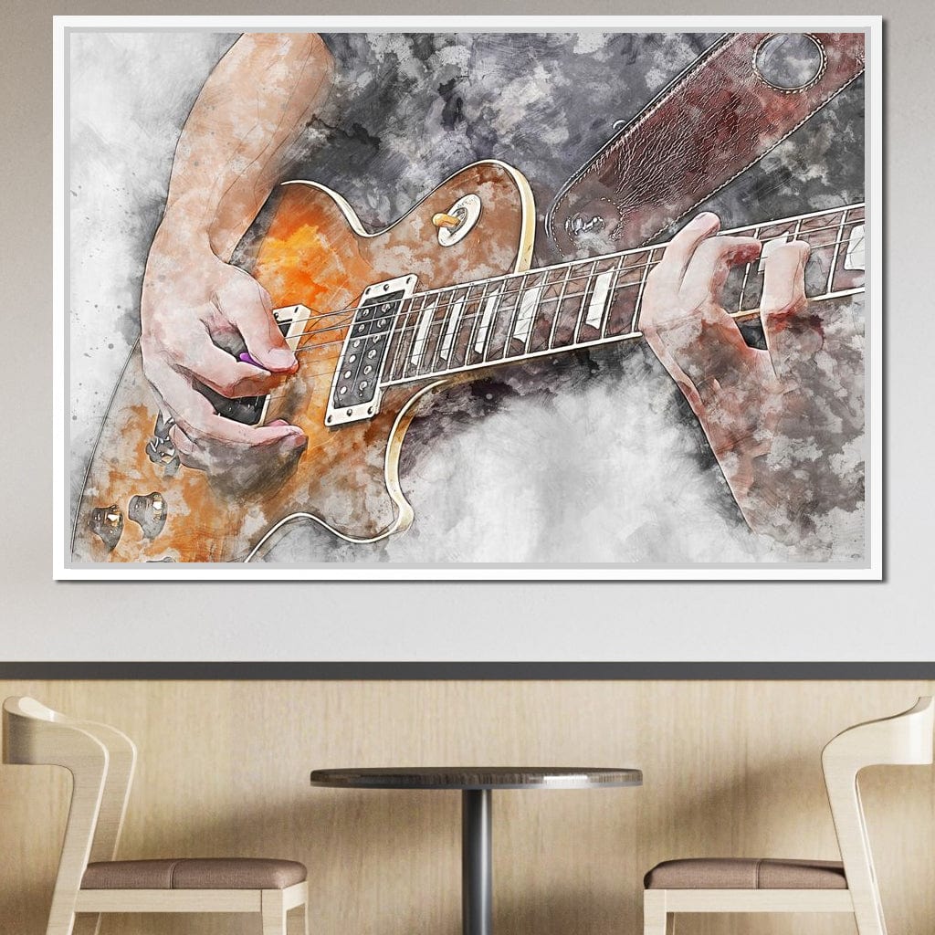 Electric Guitar - Mateo Canvas Wall Art