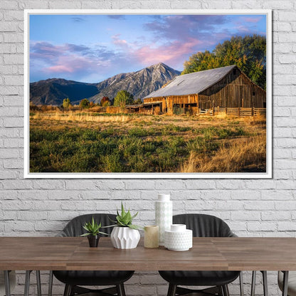 Sunrise at the Ranch Canvas Wall Art