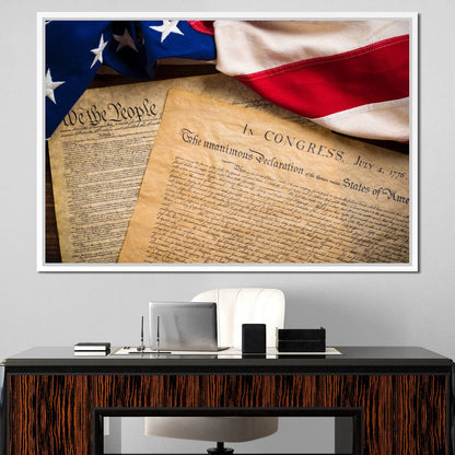 July 4th, 1776 Canvas Wall Art