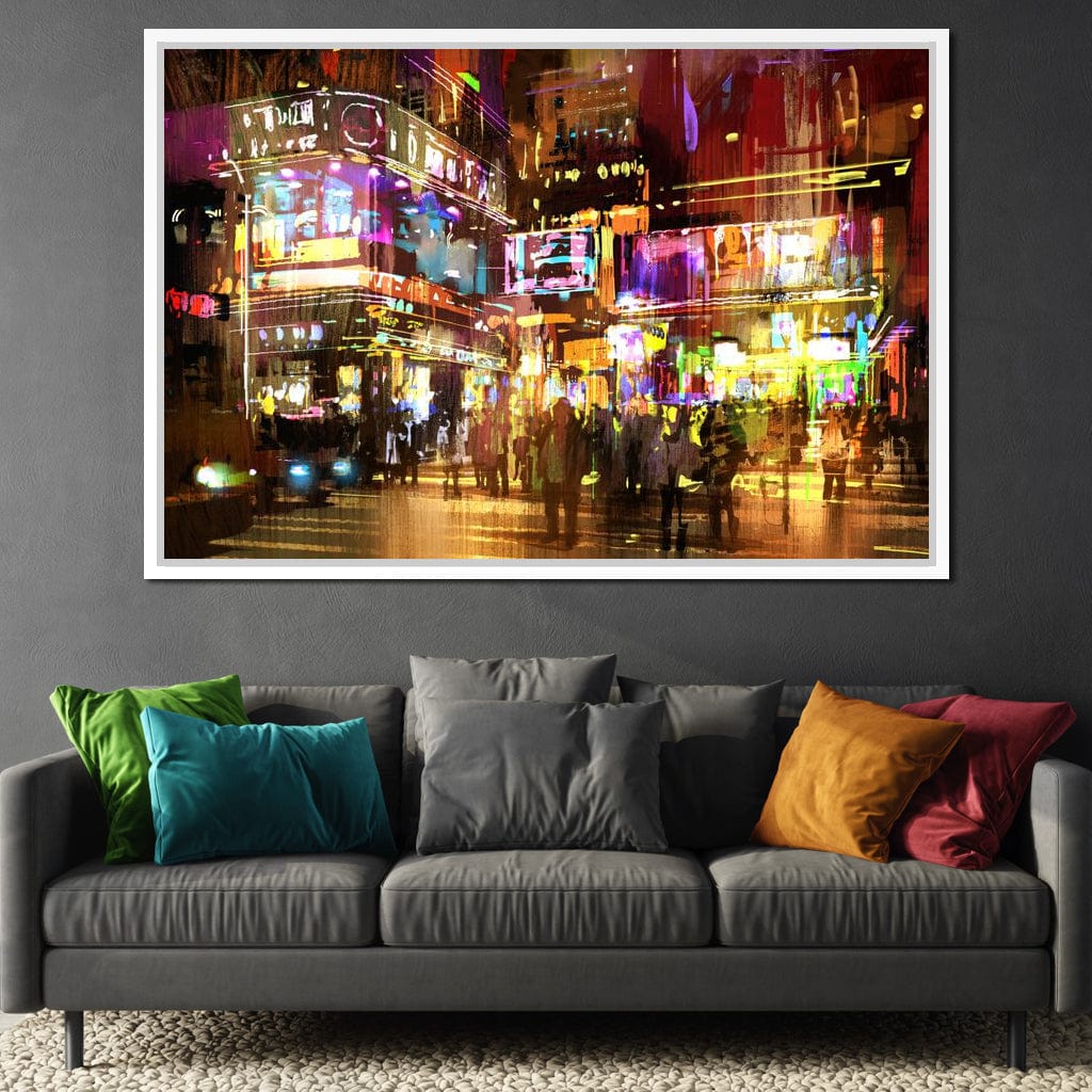 Erythracus Market Canvas Wall Art