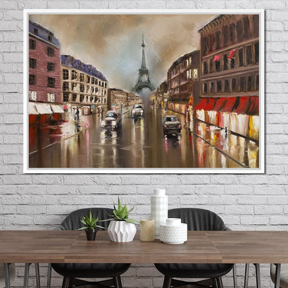 French Avenue Canvas Wall Art
