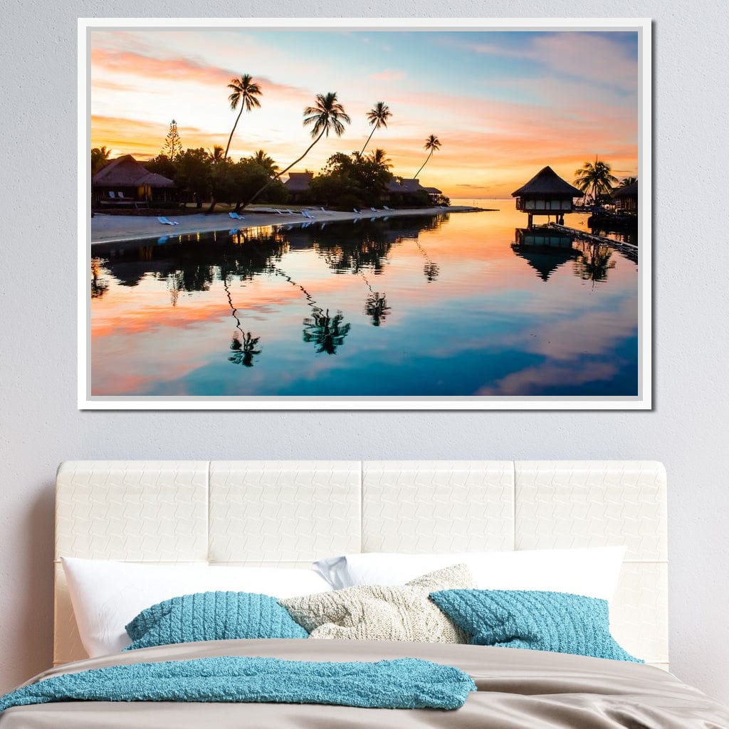 French Polynesia Canvas Wall Art