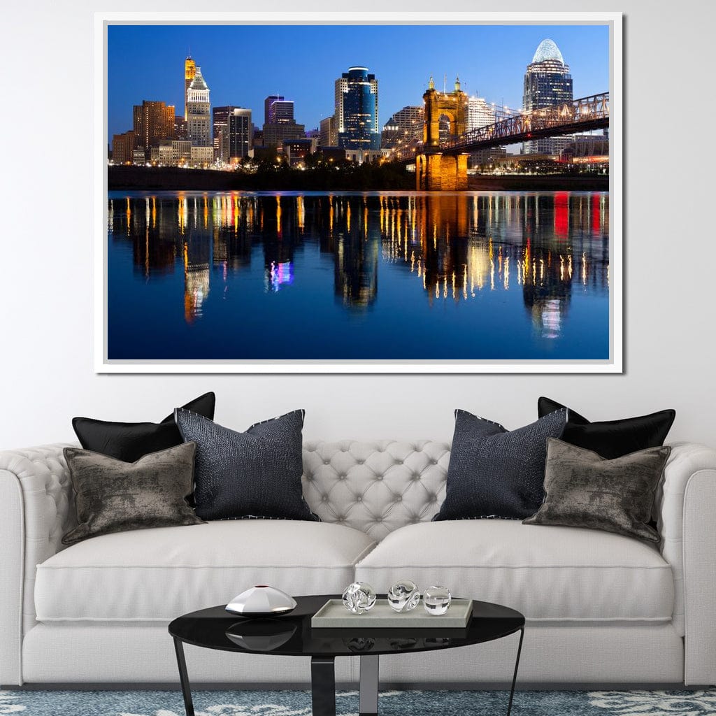 Cincinnati Skyline Canvas Wall Art