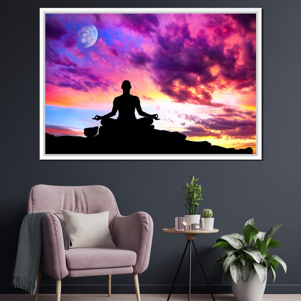 Master of Yoga Canvas Wall Art