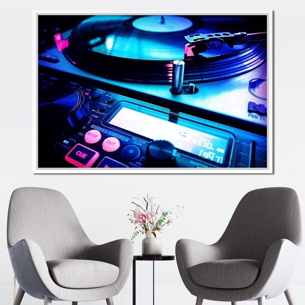 Long Live Vinyl Canvas Wall Art