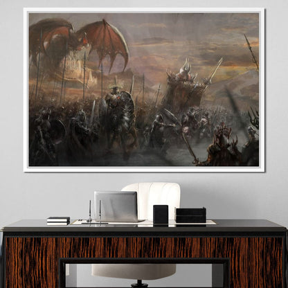 Fantasy Battlefield Canvas Wall Art