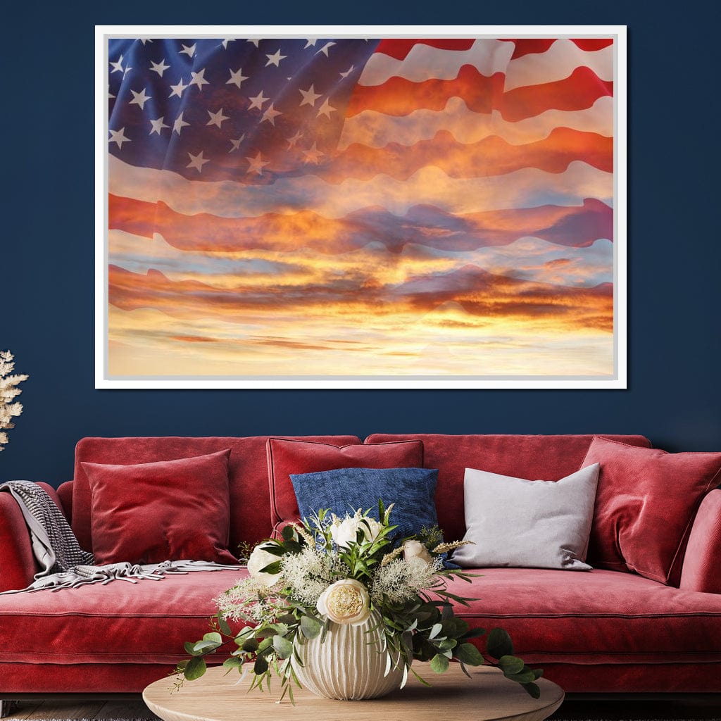 American Sky Canvas Wall Art