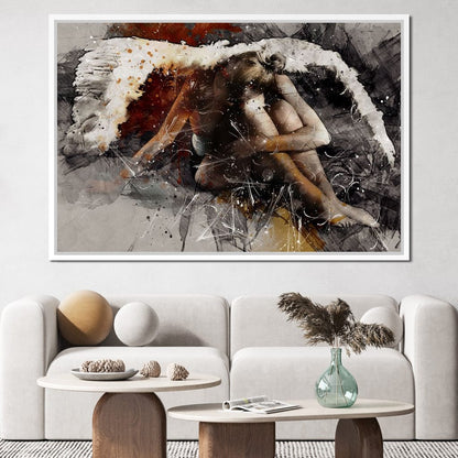 Broken Angel Canvas Wall Art