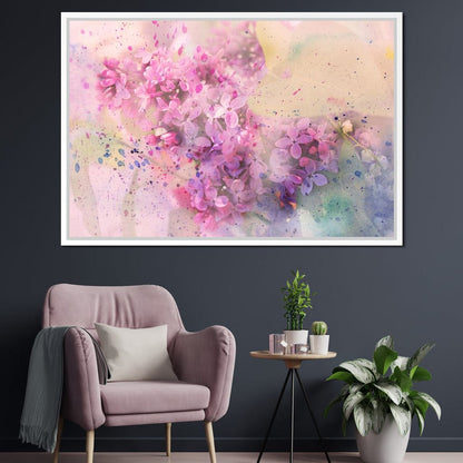 Lilac Storm Canvas Wall Art