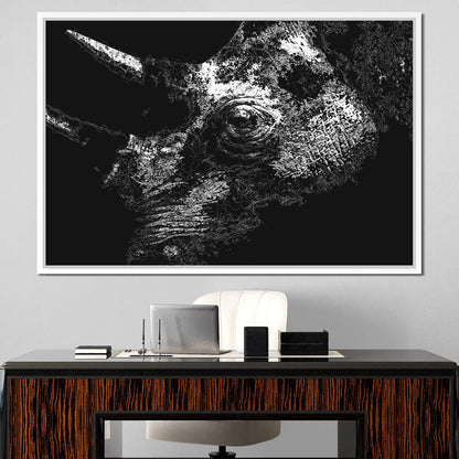 Big 5 Collection - Rhino Canvas Wall Art