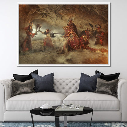 Dungeon Warriors Canvas Wall Art