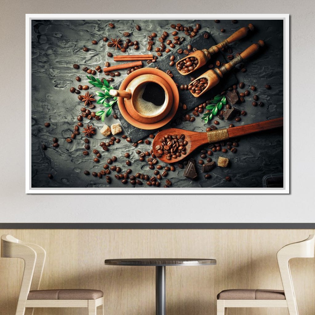 Coffee Aficionado Canvas Wall Art