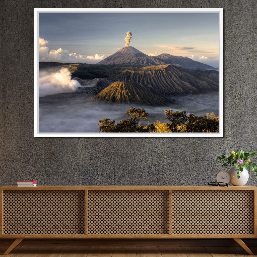 Bromo Volcano Canvas Wall Art