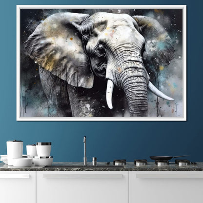 Urban Jungle: Elephant Canvas Wall Art