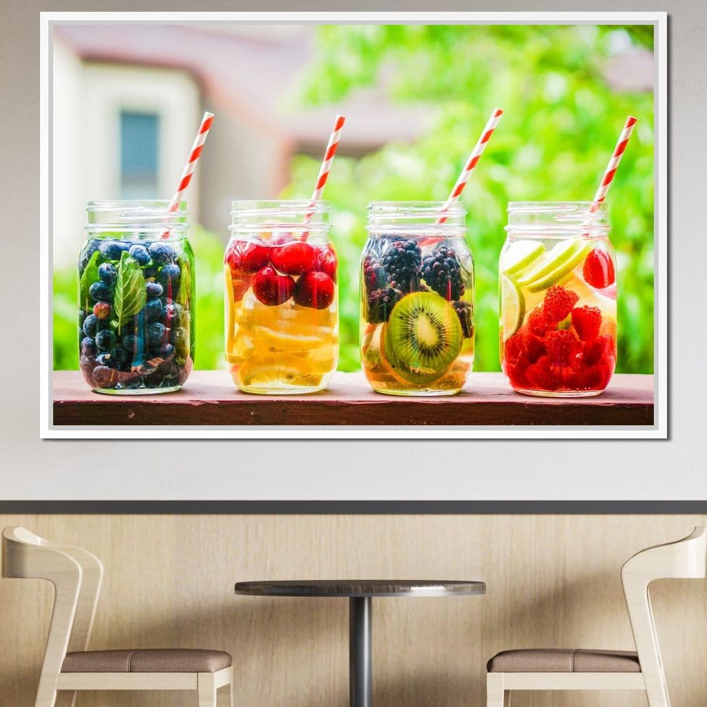 Detox Water Canvas Wall Art