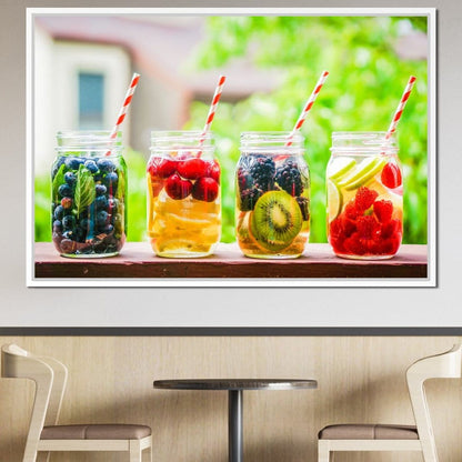Detox Water Canvas Wall Art