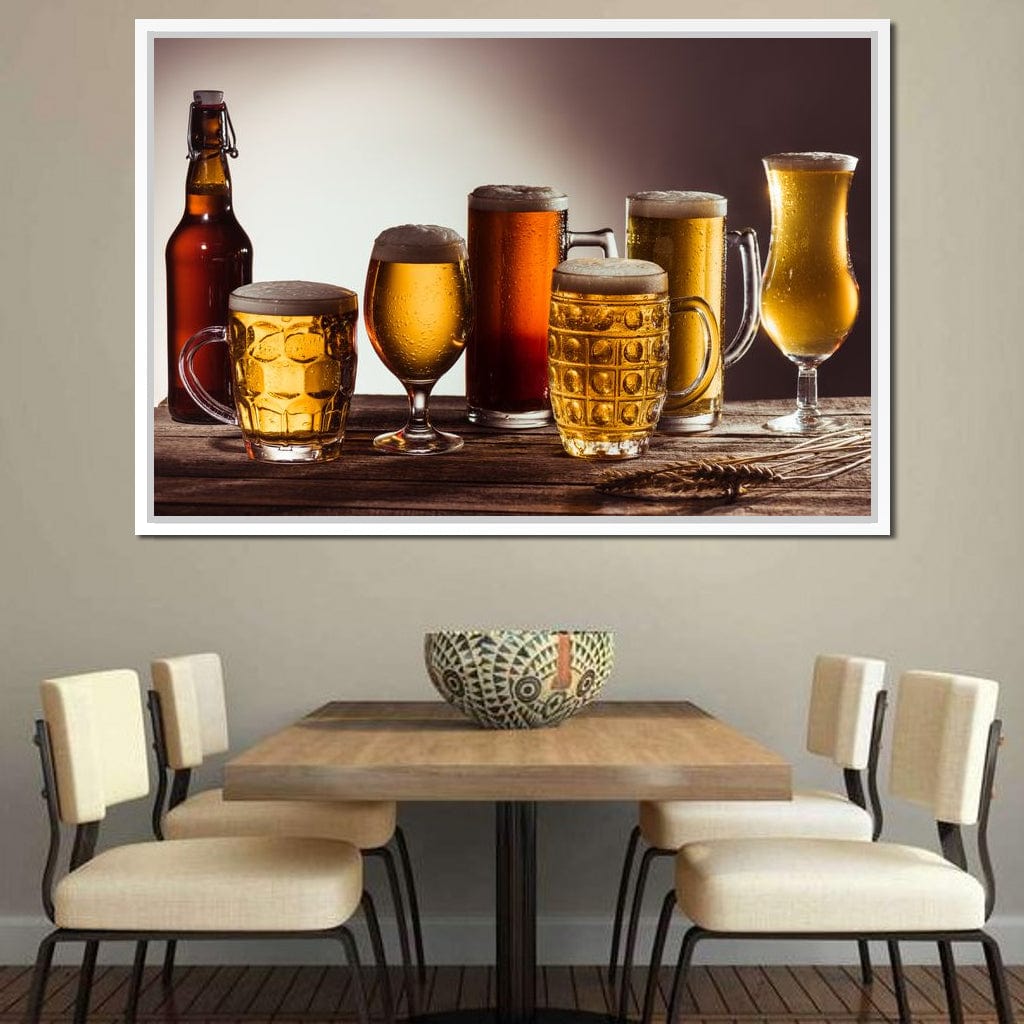 Beer Types Canvas Wall Art