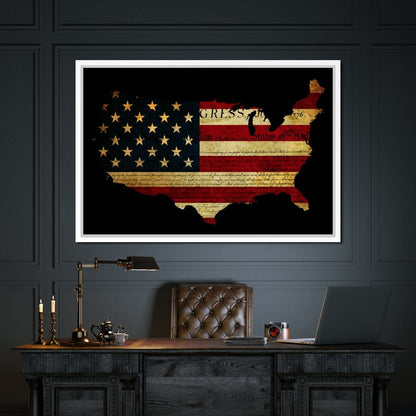 Declaration of Independence Canvas Wall Art